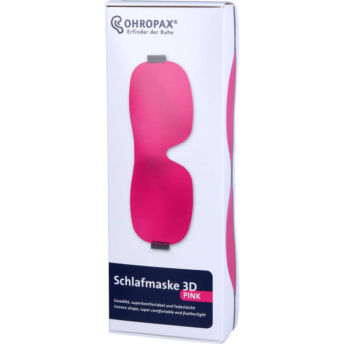 OHROPAX Schlafmaske 3D Pink, 1 St. Ohrstöpsel