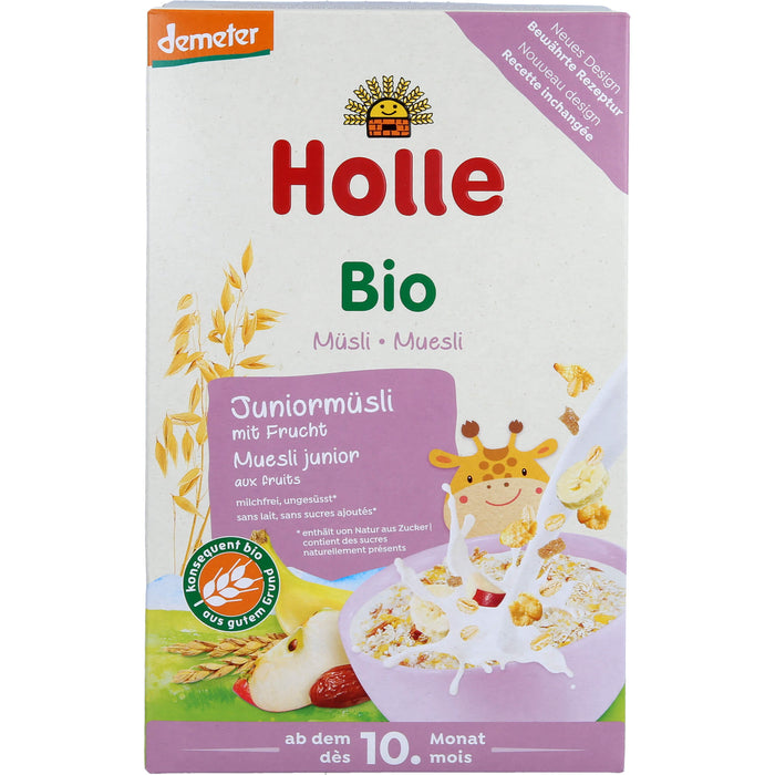 Holle Bio-Juniormüsli Mehrkorn mit Frucht, 250 g BRE