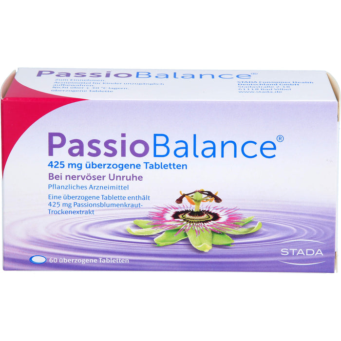 PassioBalance bei nervöser Unruhe überzogene Tabletten, 60 St. Tabletten