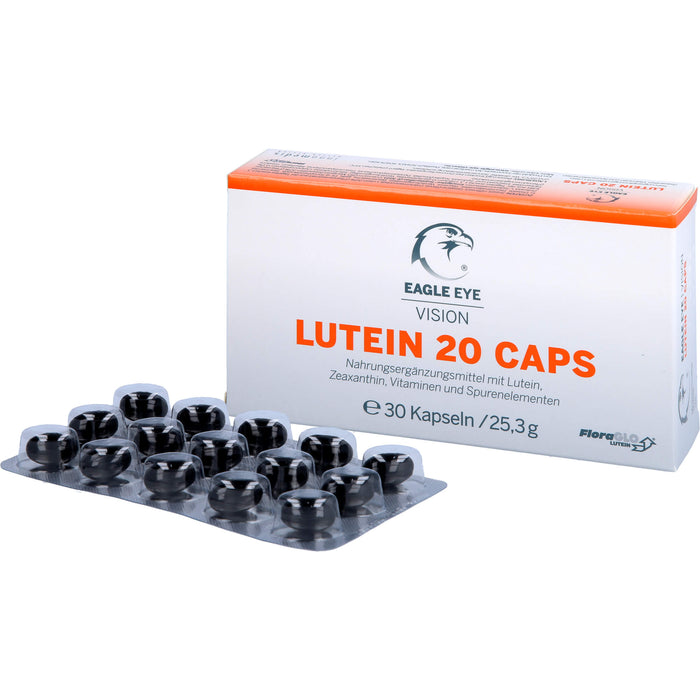 EAGLE EYE Lutein 20 Vision Caps Kapseln, 30 pcs. Capsules