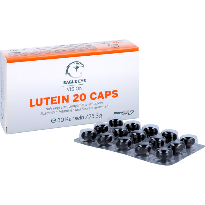 EAGLE EYE Lutein 20 Vision Caps Kapseln, 30 pcs. Capsules