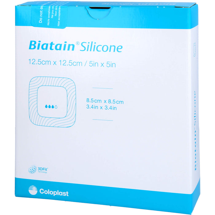 Biatain Silicone Schaumverband 12,5x12,5cm, 10 St VER