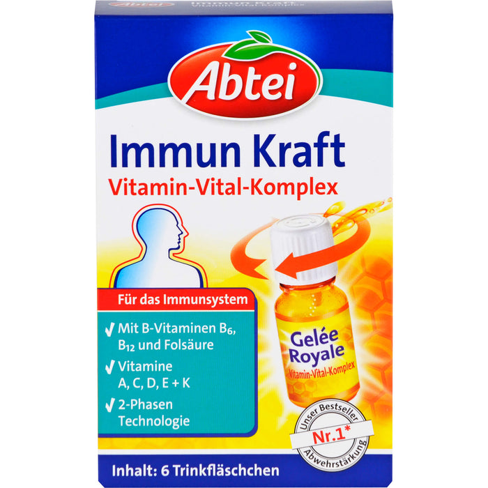 Abtei Immun Kraft Vitamin-Vital-Komplex Trinkampullen, 5 St. Ampullen