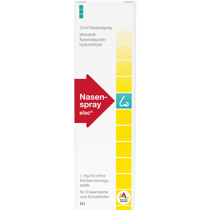 Nasenspray elac 1 mg/ml ohne Konservierungsstoffe, Nasenspray, Lösung, 10 ml NAS