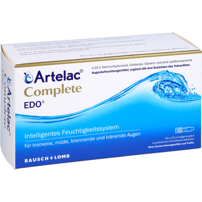 Artelac Complete Augentropfen EDO, 60 St. Einzeldosispipetten