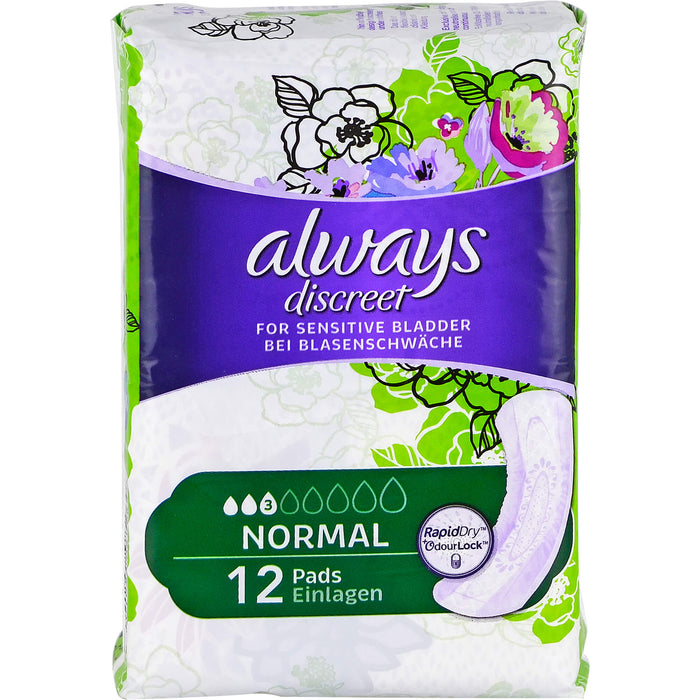 Always Discreet Inkontinenzeinlagen normal, 12 St. Packung