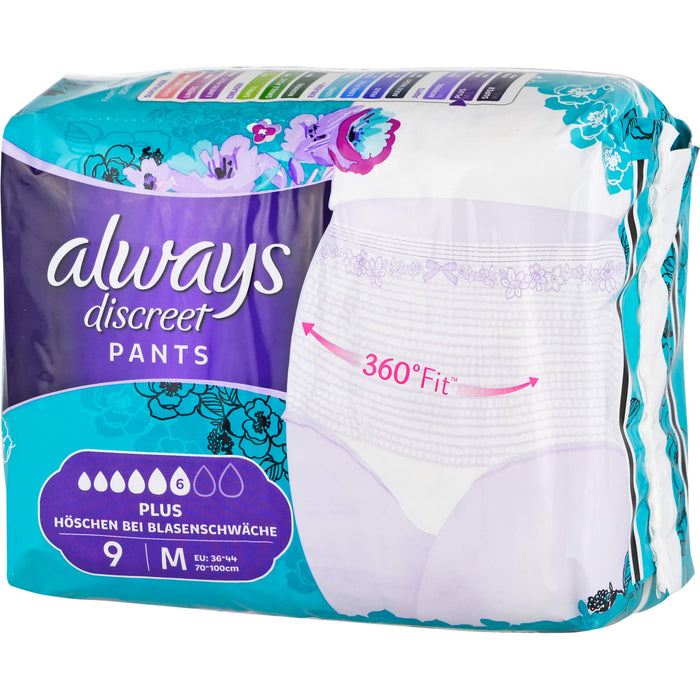 always Discreet Inkontinenz Pants Plus M, 9 St. Packung