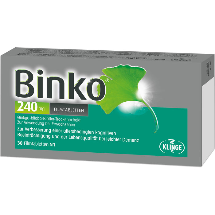 Binko 240 mg Filmtabletten, 30 pcs. Tablets