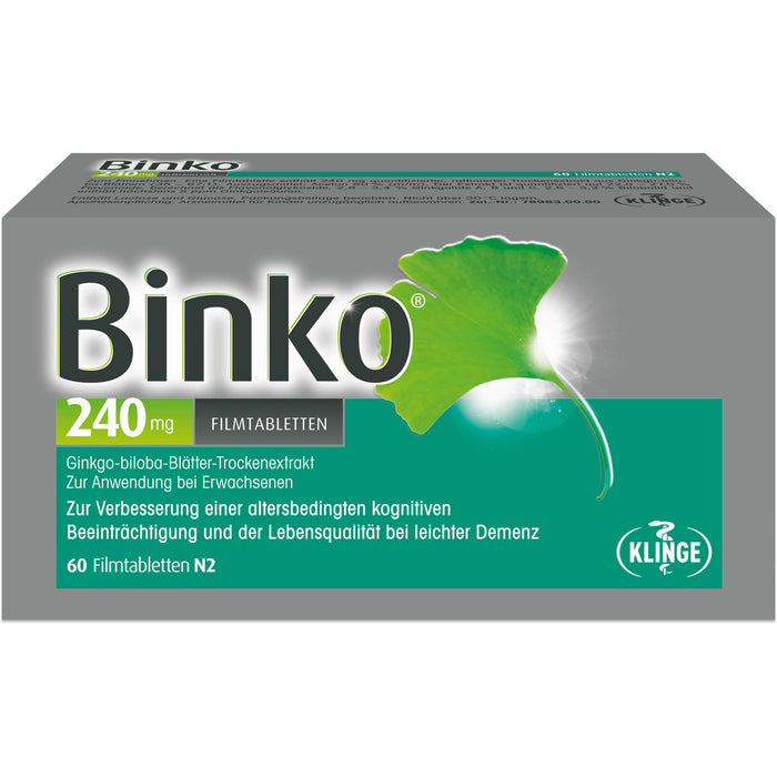 Binko 240 mg Filmtabletten, 60 pcs. Tablets