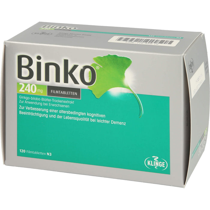 Binko 240 mg Filmtabletten, 120 St. Tabletten