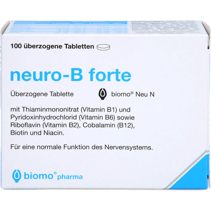 biomo neuro-B forte Tabletten, 100 pcs. Tablets