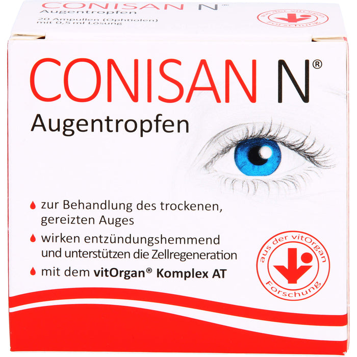 CONISAN N Augentropfen, 20 St. Einzeldosispipetten