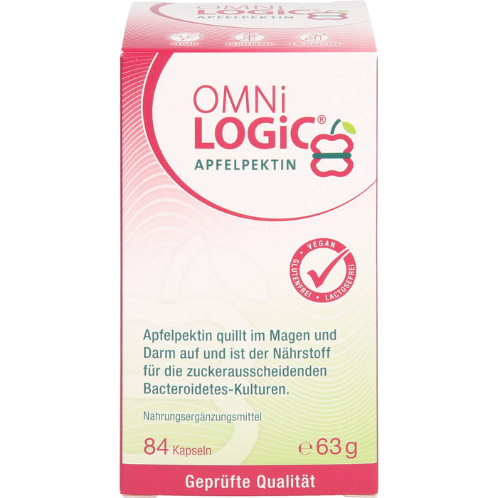 OMNi-LOGiC Apfelpektin Kapseln, 84 pcs. Capsules