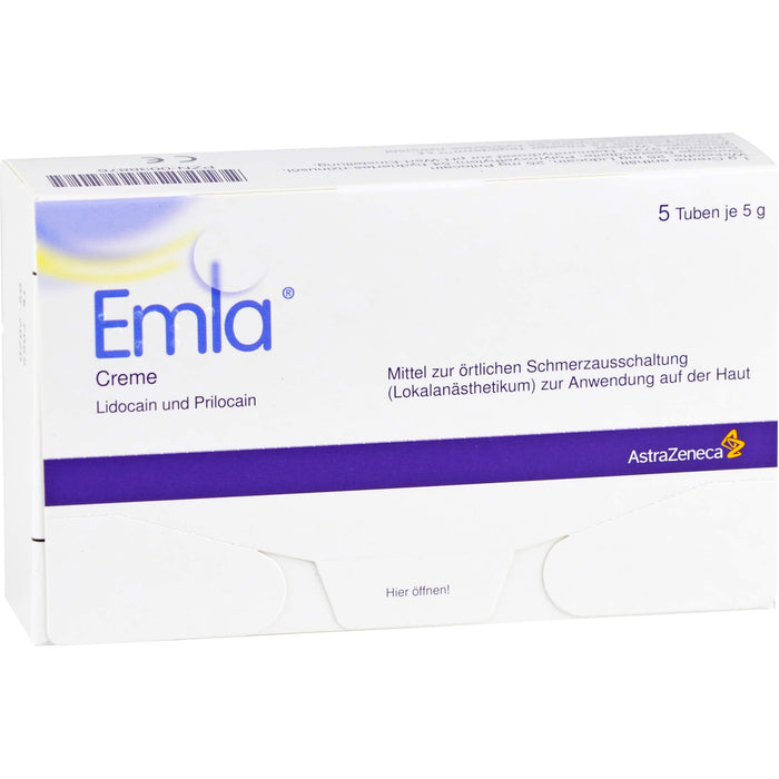 Emla Creme + Pflaster Reimport EMRAmed, 25 g Crème