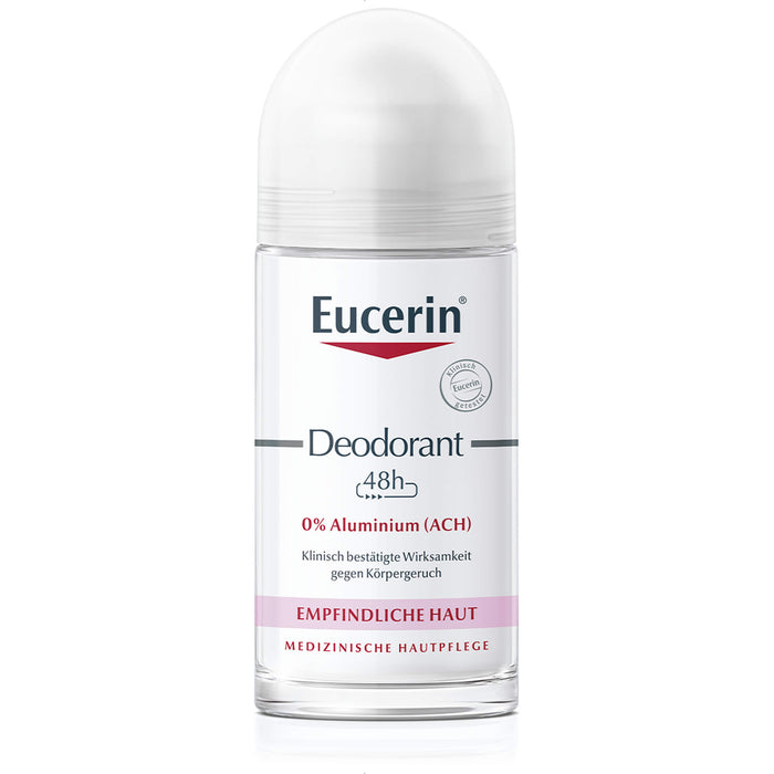 Eucerin Deodorant 48h Roll-on für empfindliche Haut, 50 ml Solution