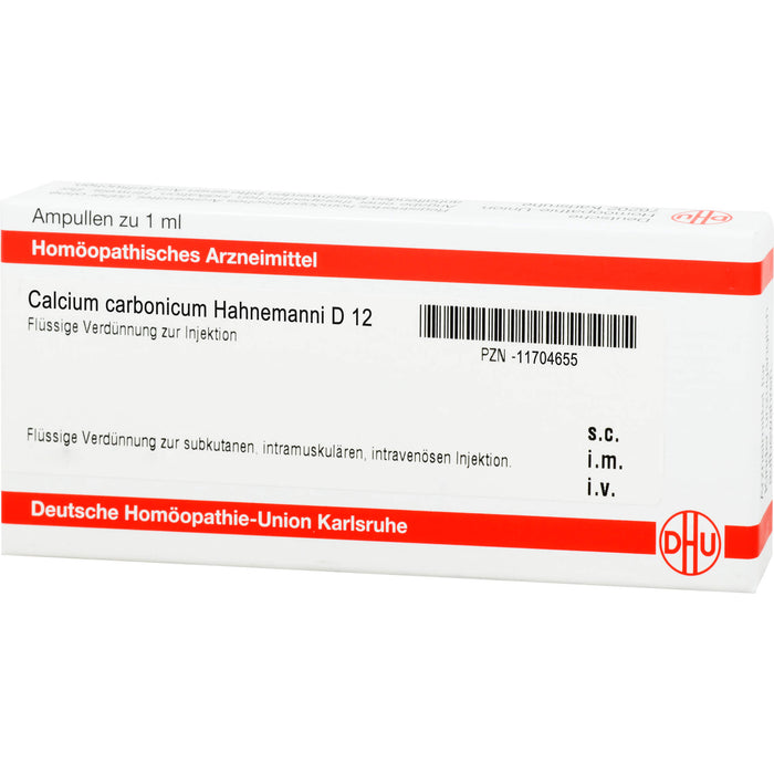 Calcium carbonicum D12 DHU Ampullen Hahnemanni, 8 St. Ampullen