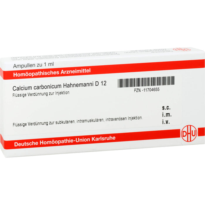 Calcium carbonicum D12 DHU Ampullen Hahnemanni, 8 St. Ampullen