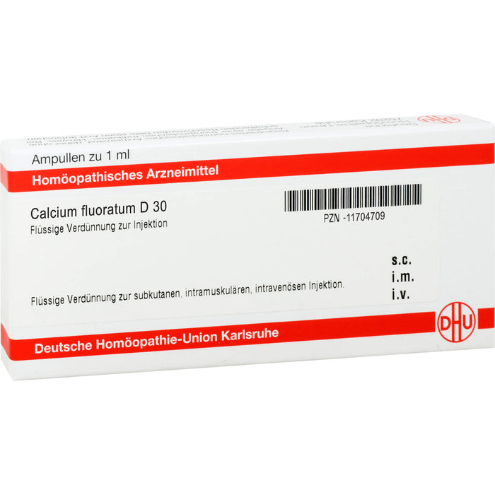 DHU Calcium fluoratum D30 Ampullen, 8 St. Ampullen