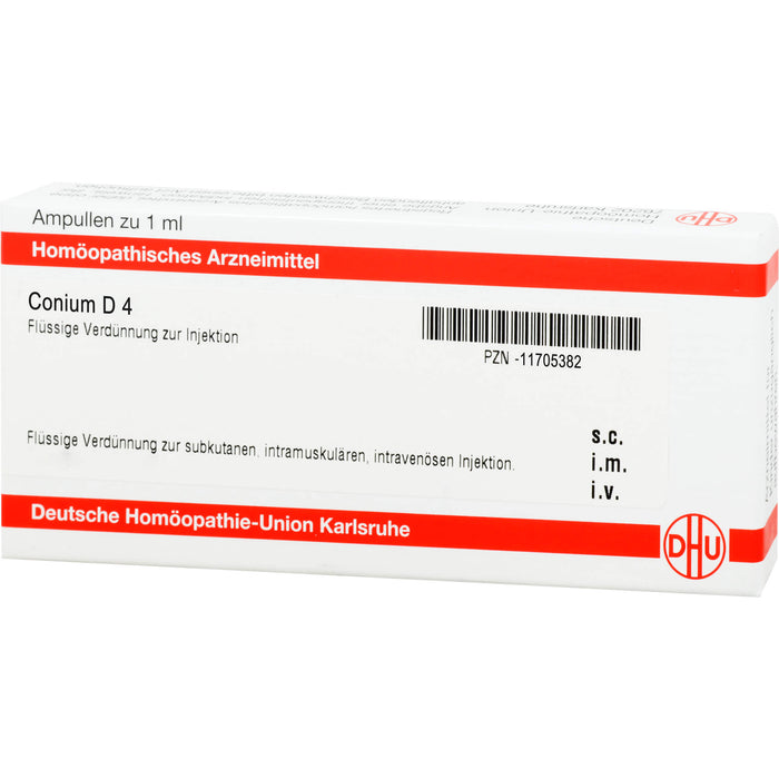 Conium D4 DHU Ampullen, 8 St. Ampullen