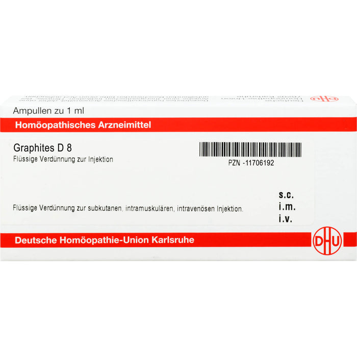 Graphites D8 DHU Ampullen, 8 St. Ampullen