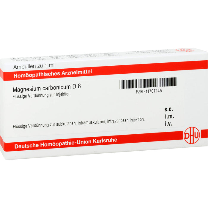 Magnesium carbonicum D8 DHU Ampullen, 8 St. Ampullen