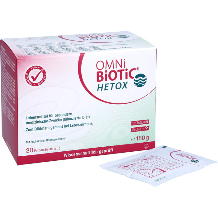 OMNi-BiOTiC Hetox Pulver bei Leberzirrhose, 30 pcs. Sachets