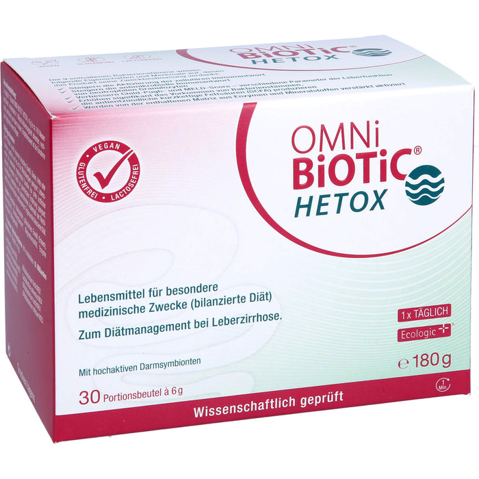 OMNi-BiOTiC Hetox Pulver bei Leberzirrhose, 30 pc Sachets