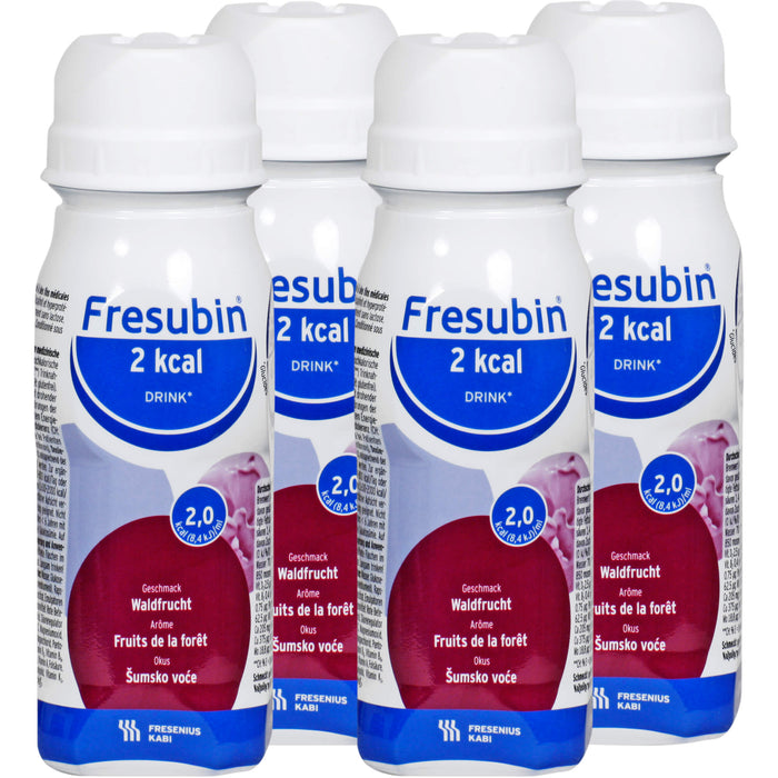 FRESUBIN 2 kcal DRINK Waldfrucht Trinkflasche, 4X200 ml LSE