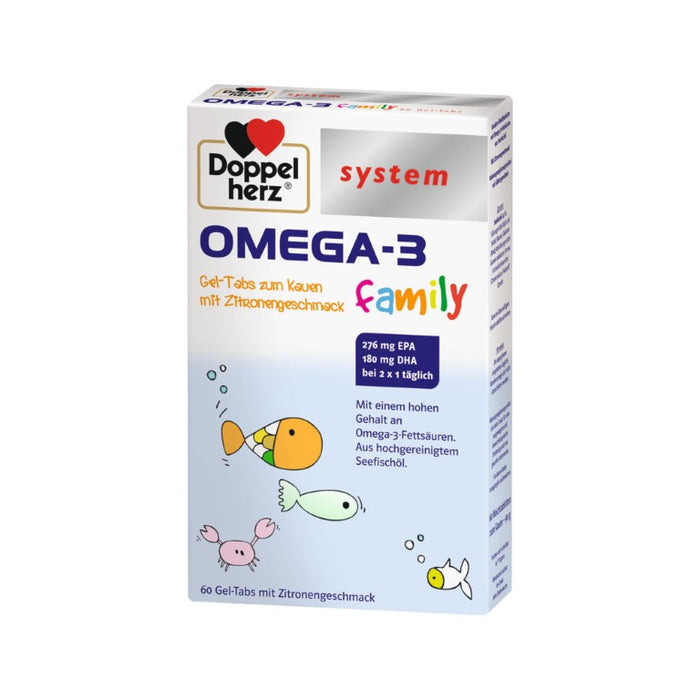 Doppelherz system OMEGA-3 family, 60 pcs. Tablets