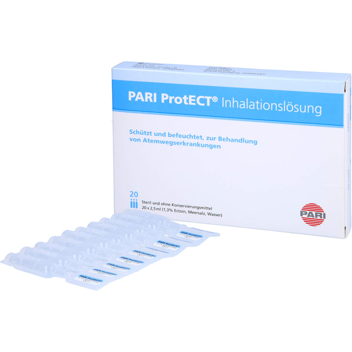 PARI ProtECT Inhalationslösung mit Ectoin 10x2,5ml, 50 ml Lösung