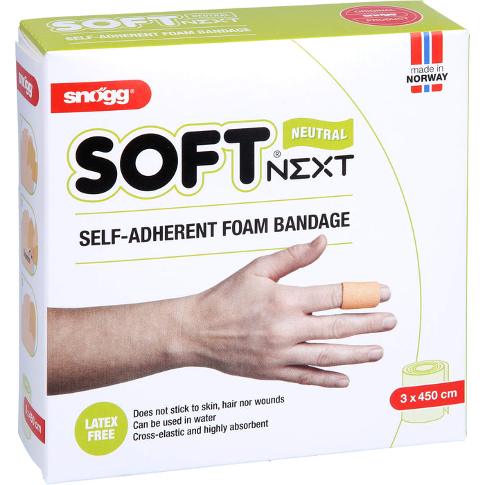 SOFT NEXT selbsthaftender Verband 3cmx4,5m, 1 pcs. Bandage