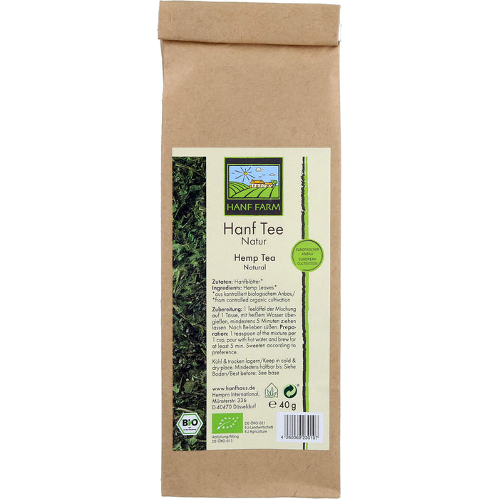 Hanf Tee Natur BIO, 40 g TEE