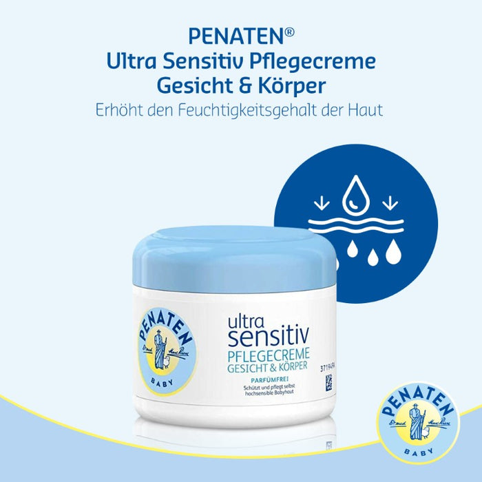 Penaten Ultra Sensitiv Pflegecreme Gesicht&Körper, 100 ml Creme