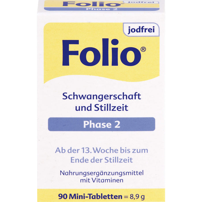 Folio jodfrei Phase 2 Mini-Tabletten, 90 pc Tablettes