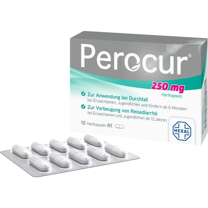 Perocur 250 mg Hartkapseln, 10 pc Capsules