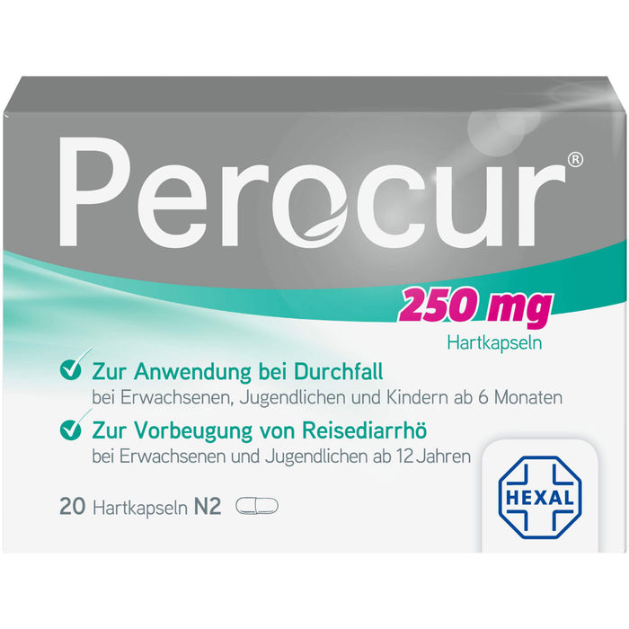 Perocur 250 mg Hartkapseln, 20 pc Capsules