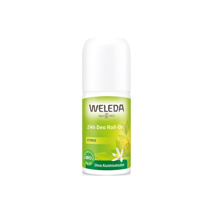 WELEDA Citrus 24h Deo Roll-On, 50 ml Solution