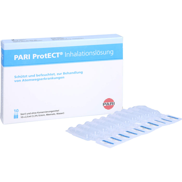 PARI ProtECT Inhalationslösung mit Ectoin bei Atemwegserkrankungen, 25 ml Solution