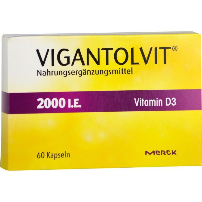 VIGANTOLVIT Vitamin D3 2000 I.E. Kapseln, 60 pcs. Capsules