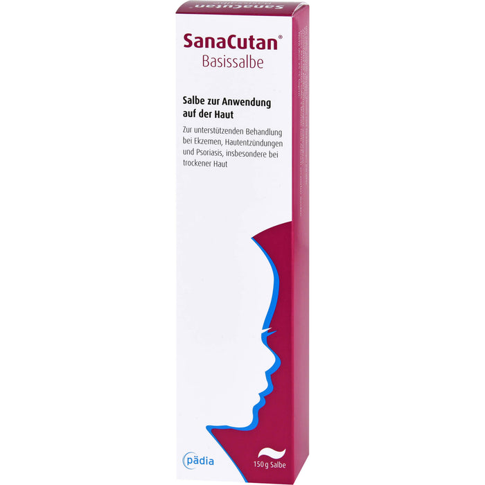 SanaCutan Basissalbe bei Ekzemen und Psoriasis, insbesondere trockene Haut, 150 g Onguent