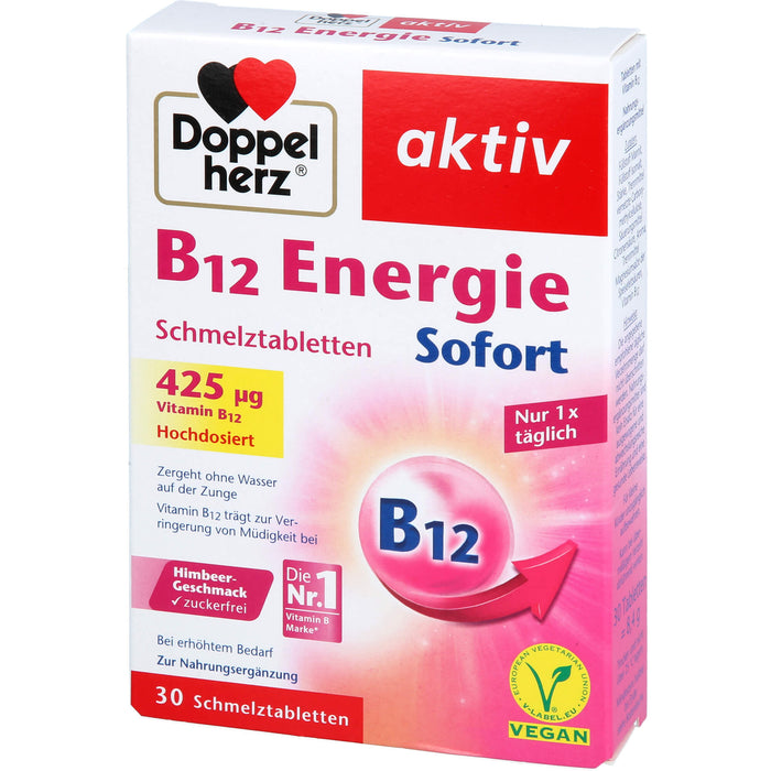 Doppelherz B12 Energie Sofort, 30 St SMT