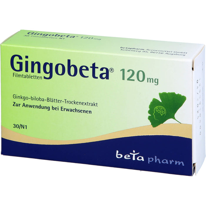 Gingobeta 120 mg Filmtabletten, 30 St. Tabletten