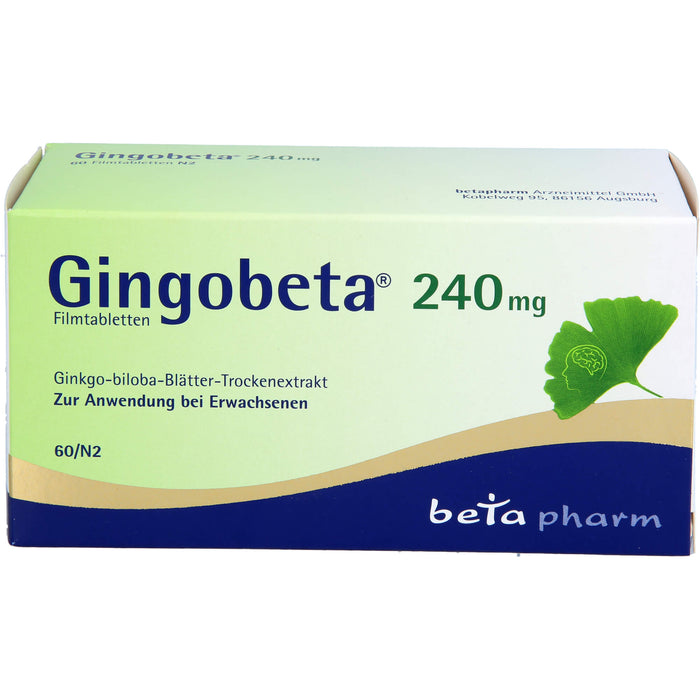 Gingobeta 240 mg Filmtabletten, 60 St FTA