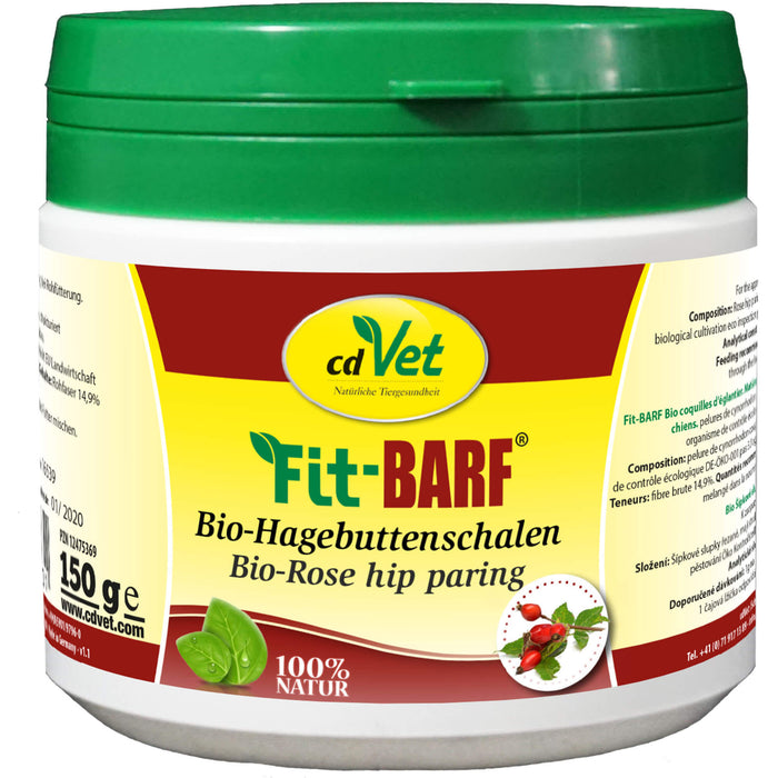 Fit-BARF Bio-Hagebuttenschalen, 150 g PUL