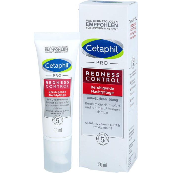 Cetaphil Pro RednessControl beruhigende Nachtpflege, 50 ml Cream