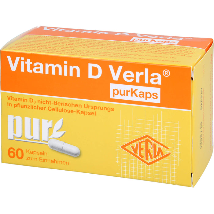 Vitamin D Verla purKaps Kapseln zum Einnehmen, 60 St. Kapseln