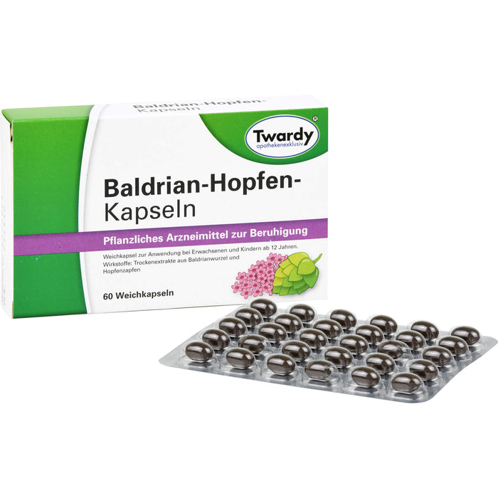 Baldrian-Hopfen-Kapseln Twardy, 60 St WKA