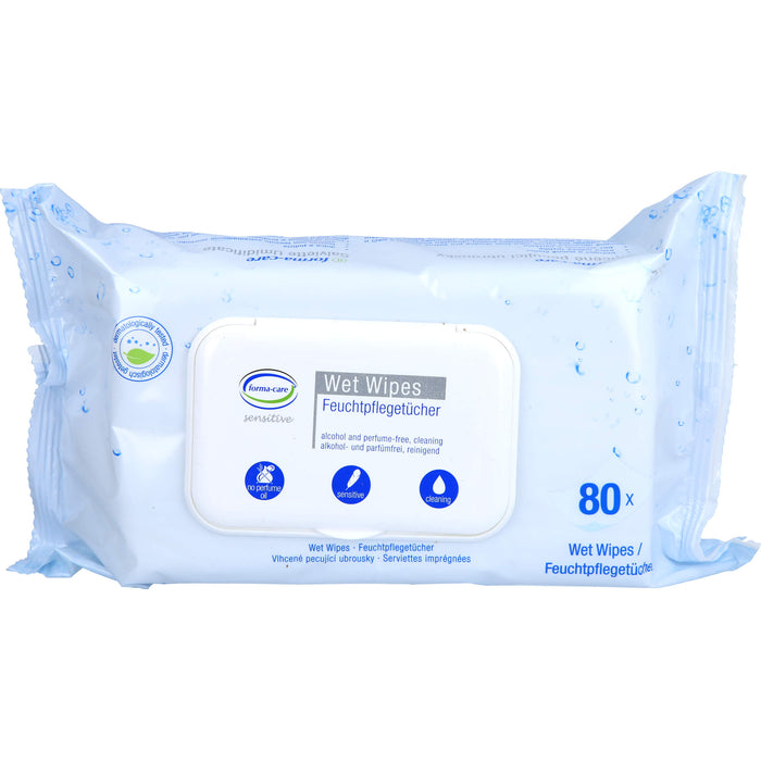 forma-care Feuchtpflegetücher Wet-wipes, 80 pc Tissus