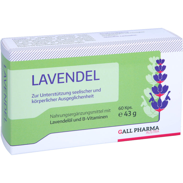 GALL PHARMA Lavendel GPH Kapseln, 60 St. Kapseln