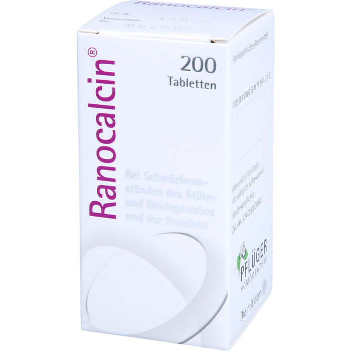 Ranocalcin Tabletten bei Schwächezuständen des Stütz- und Bindegewebes, 200 St. Tabletten